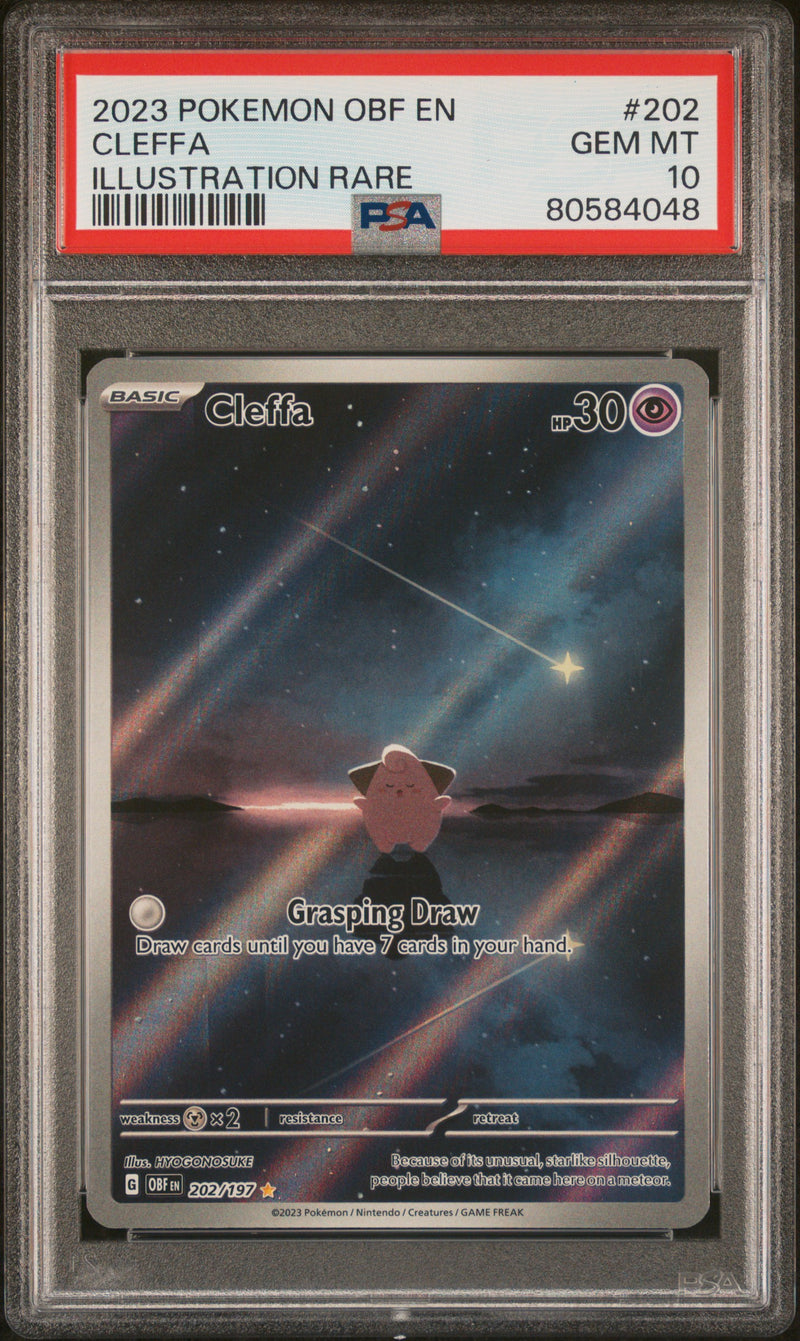 PSA 10 - Obsidian Flames - Cleffa