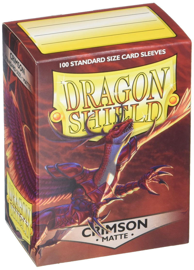 Dragon Shield: Matte Sleeve - Crimson 100Ct