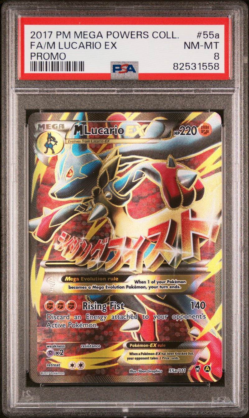 PSA 8 - Mega Powers Collection - M Lucario Ex