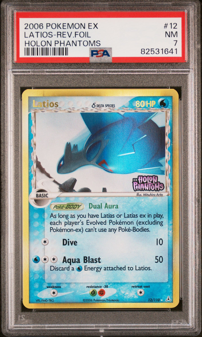 PSA 7 - Holon Phantoms - Latios - Reverse Holo