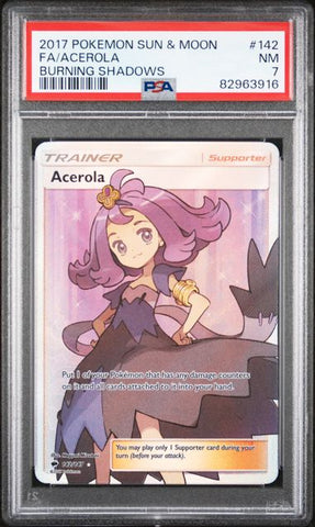 PSA 7 - Burning Shadows - Acerola #142