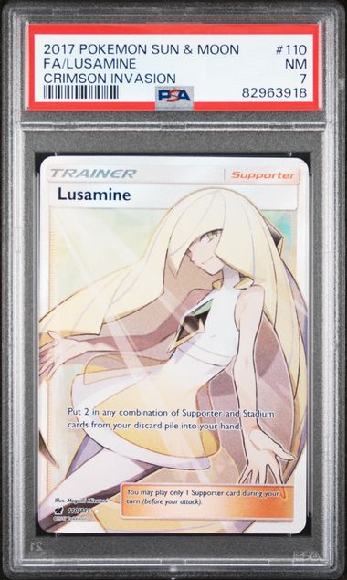 PSA 7 - Crimson Invasion - Lusamine