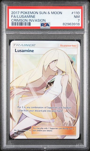 PSA 7 - Crimson Invasion - Lusamine #110