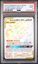 PSA 9 - Unified Minds - Mewtwo & Mew GX Secret