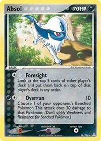 Absol - (18/110) - EX Holon Phantoms - (Rare)