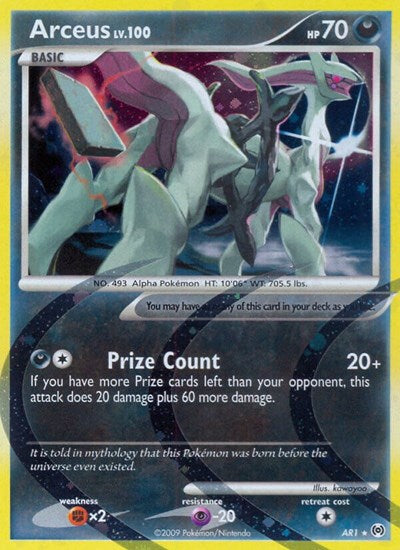 Arceus - (AR1) - Arceus - (Holo Rare)
