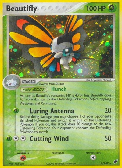 Beautifly - (2/107) - EX Deoxys - (Holo Rare)