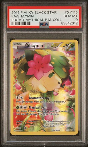PSA 10 - XY Black Star Promo - Shaymin #XY115
