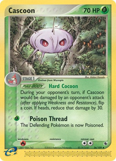 Cascoon - (26/109) - EX Ruby and Sapphire - (Uncommon)