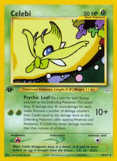 Celebi (16) - (16/64) - Neo Revelation - (Rare)
