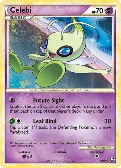 Celebi - (3/102) - Triumphant - (Holo Rare)