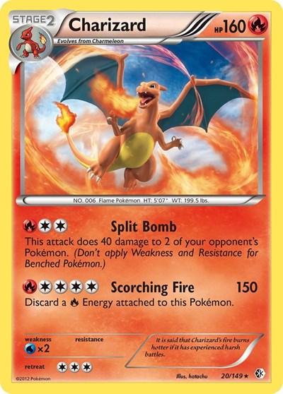 Charizard - (20/149) - Boundaries Crossed - (Holo Rare)