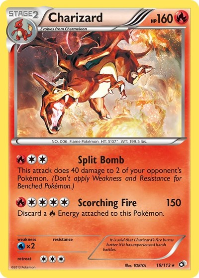 Charizard - (19/113) - Legendary Treasures - (Holo Rare)