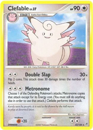 Clefable (22/130) [Diamond & Pearl: Base Set]