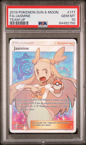 PSA 10 - Team Up - Jasmine #177