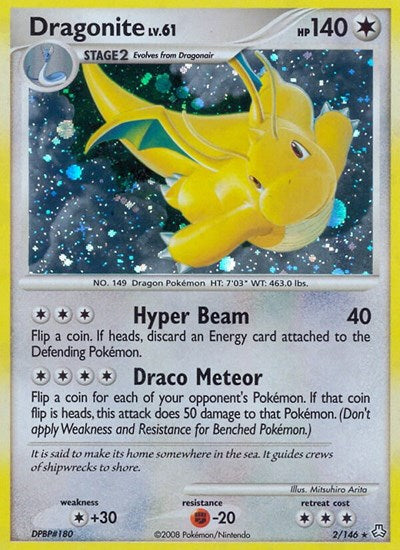 Dragonite - (2/146) - Legends Awakened - (Holo Rare)