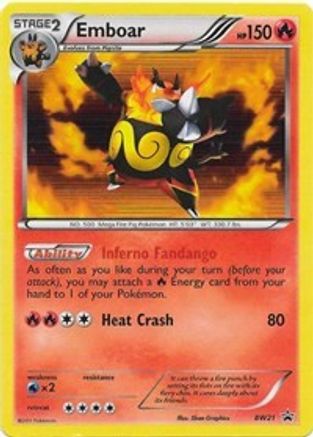 Emboar (BW21) [Black & White: Black Star Promos]