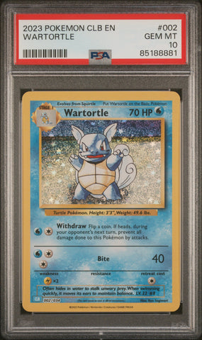 PSA 10 - TCG Classic - Wartortle #002
