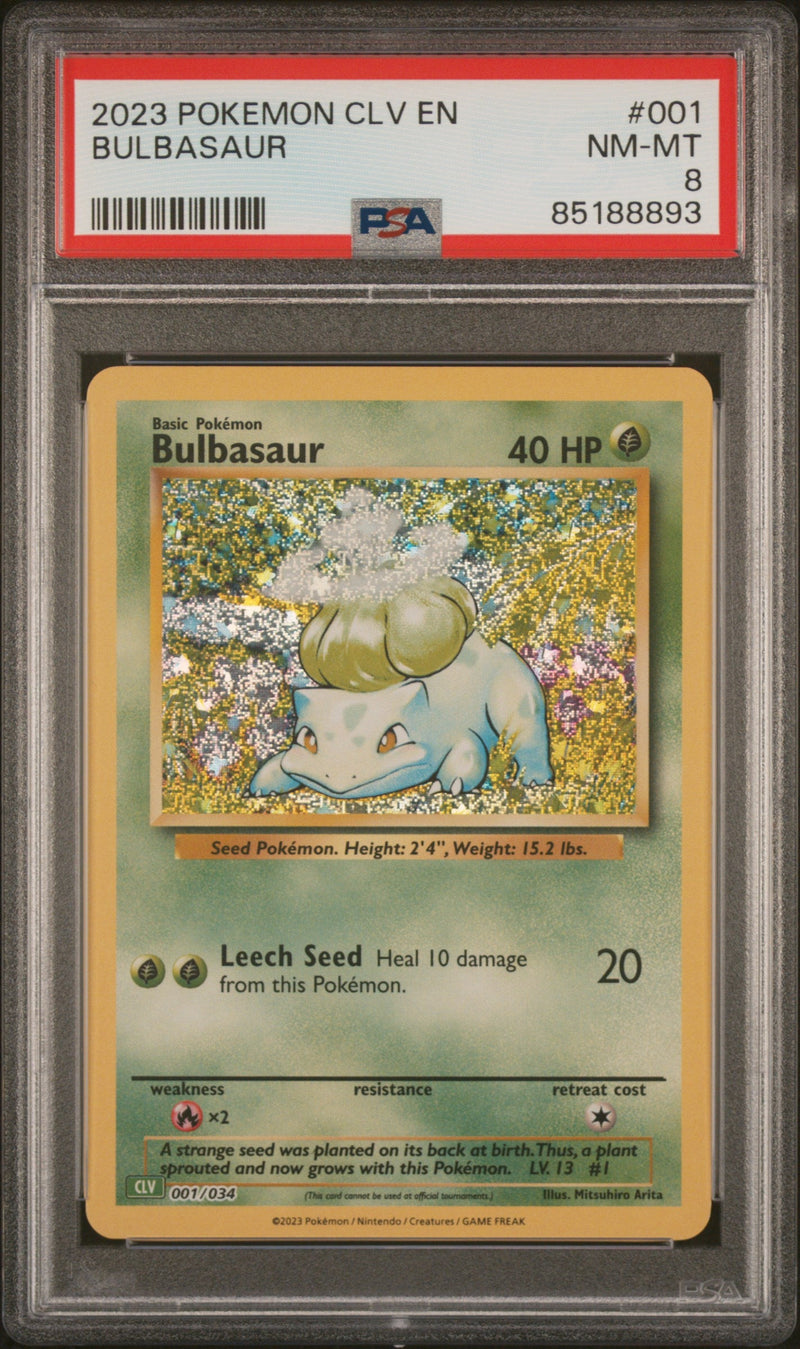 PSA 8 - TCG Classic - Bulbasaur