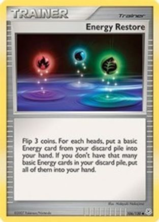 Energy Restore (106/130) [Diamond & Pearl: Base Set]