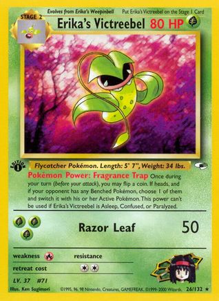 Erika's Victreebel (26/132) [Gym Heroes Unlimited]