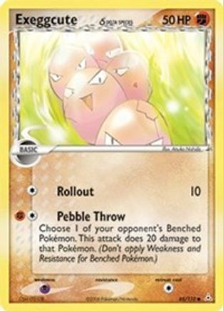 Exeggcute (65/110) (Delta Species) (Stamped) [EX: Holon Phantoms]