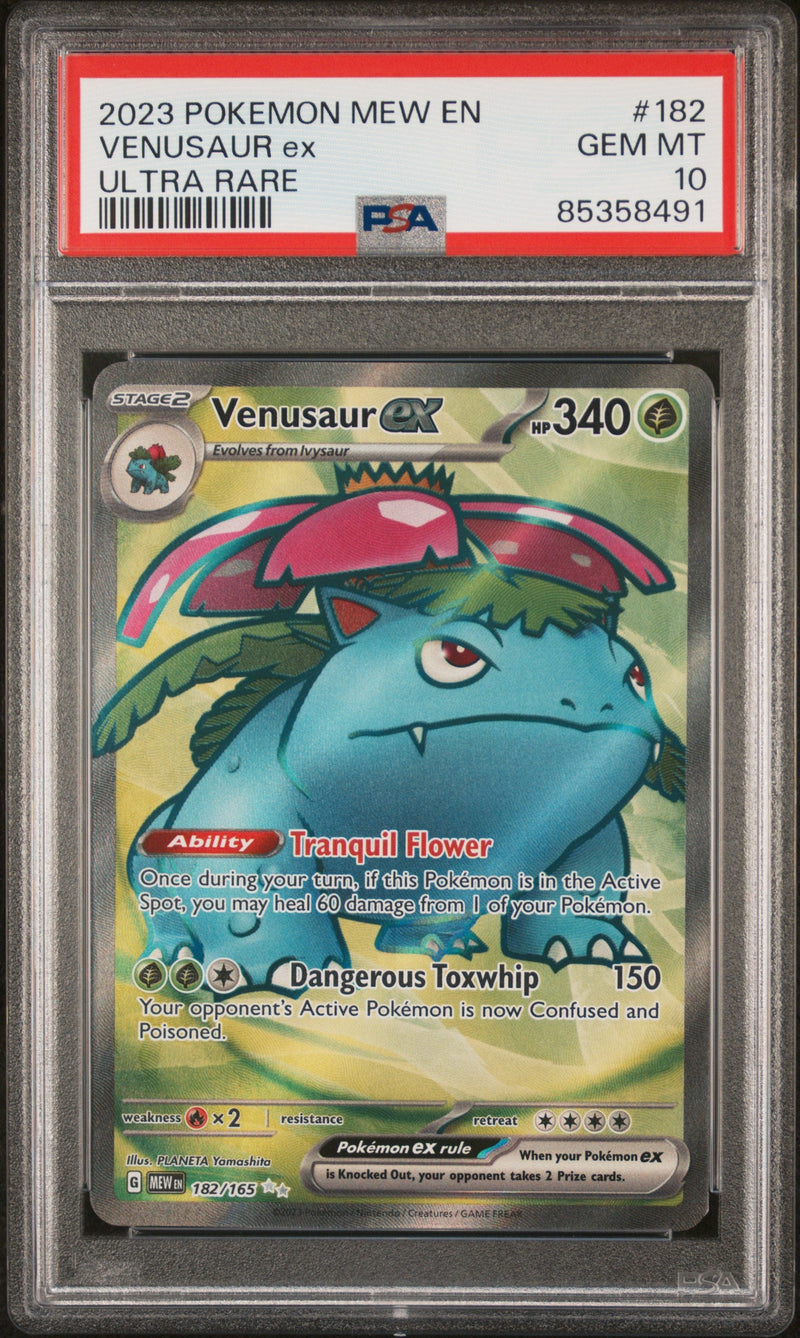 PSA 10 - Pokemon 151 - Venusaur Ex