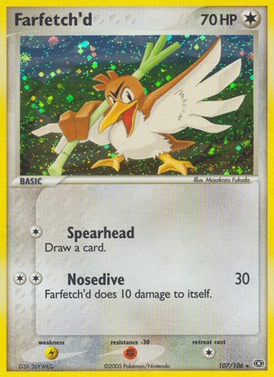 Farfetch'd (Secret Rare) - (107/106) - EX Emerald - (Secret Rare)