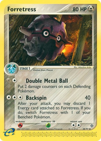 Forretress - (28/97) - EX Dragon - (Uncommon)