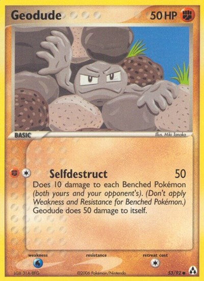 Geodude - (53/92) - EX Legend Maker - (Common)