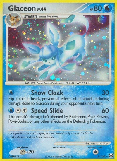 Glaceon (5) - (5/100) - Majestic Dawn - (Holo Rare)