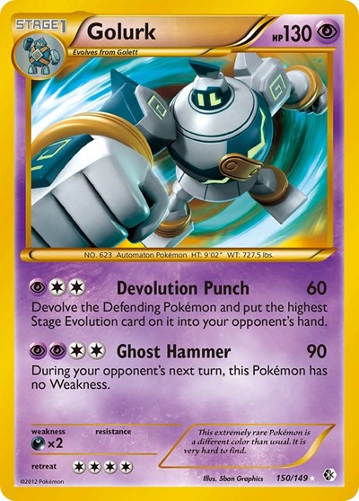 Golurk - (150/149) - Boundaries Crossed - (Secret Rare)