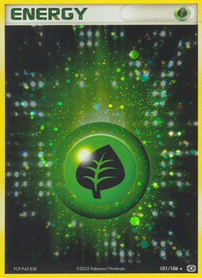 Grass Energy - (101/106) - EX Emerald - (Holo Rare)
