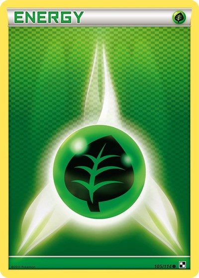 Grass Energy - (105/114) - Black and White - (Common)
