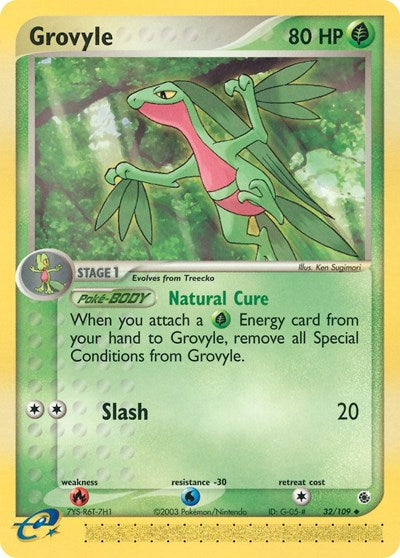 Grovyle - (32/109) - EX Ruby and Sapphire - (Uncommon)