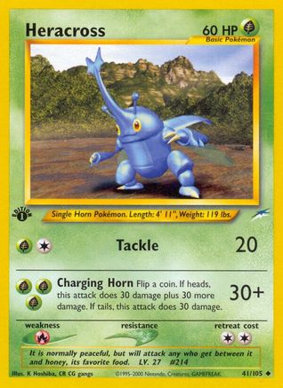 Heracross (41/105) [Neo Destiny Unlimited]