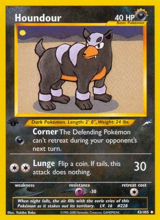 Houndour (43/105) [Neo Destiny Unlimited]