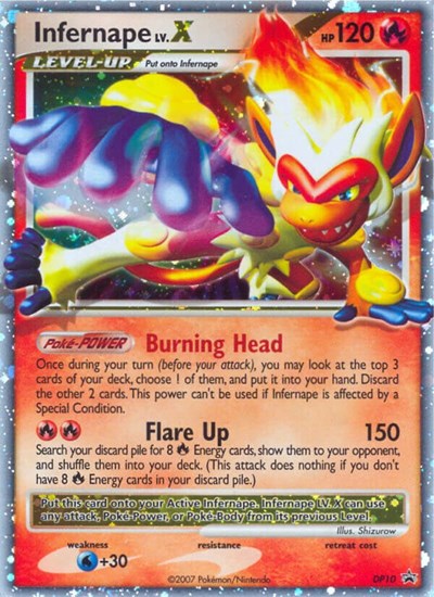 Infernape LV.X - (DP10) - Diamond and Pearl Promos - (Promo)