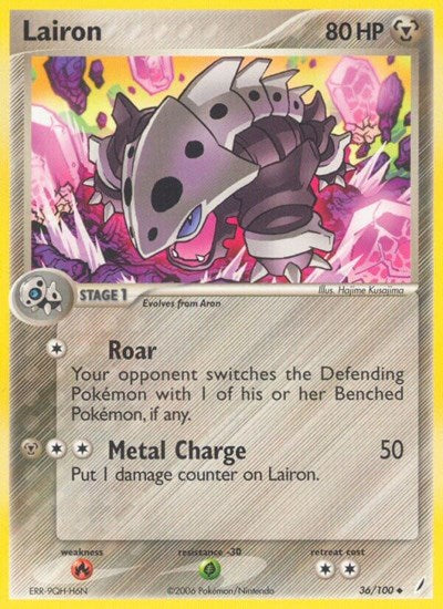 Lairon - (36/100) - EX Crystal Guardians - (Uncommon)