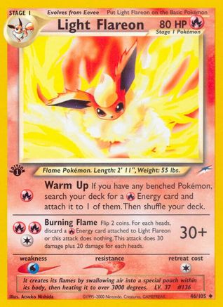 Light Flareon (46/105) [Neo Destiny Unlimited]