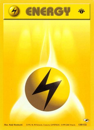 Lightning Energy (130/132) [Gym Heroes Unlimited]