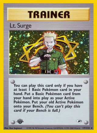 Lt. Surge (17/132) [Gym Heroes Unlimited]