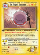 Lt. Surge's Electrode (52/132) [Gym Challenge Unlimited]