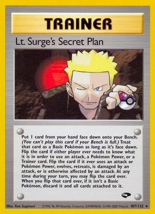 Lt. Surge's Secret Plan (107/132) [Gym Challenge Unlimited]