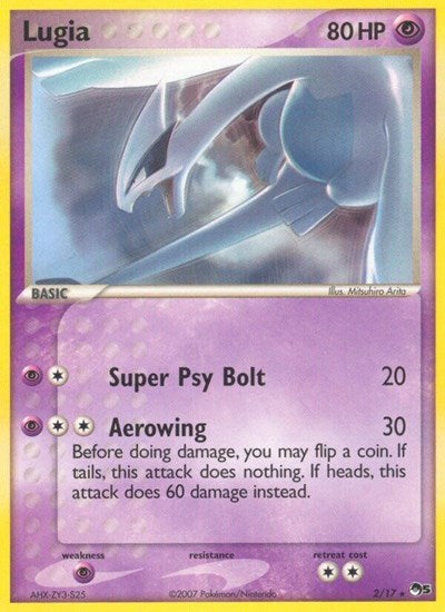 Lugia - (002/017) - POP Series 5 - (Rare)