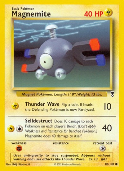 Magnemite - (080/110) - Legendary Collection - (Common)