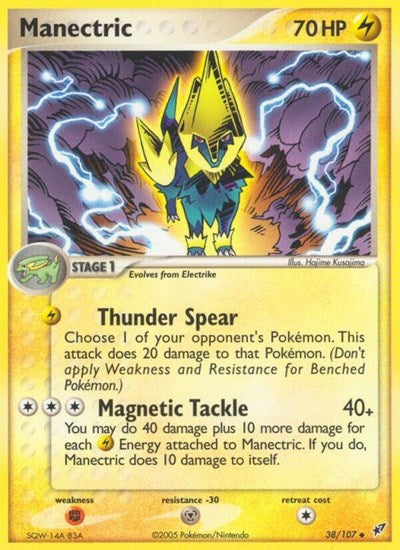Manectric - (38/107) - EX Deoxys - (Uncommon)