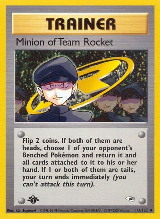 Minion of Team Rocket (113/132) [Gym Heroes Unlimited]
