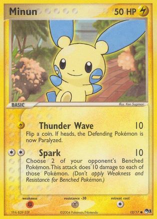 Minun (12/17) [POP Series 1]
