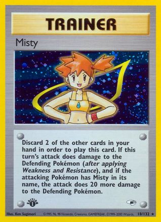 Misty (18/132) [Gym Heroes Unlimited]